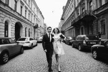 Фотосъемка свадьбы Роберта и Екатерины в Санкт-Петербурге - свадебная прогулка